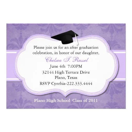 Frases de invitación para fiesta de graduación - Imagui Frases de invitación para fiesta de graduación - Imagui