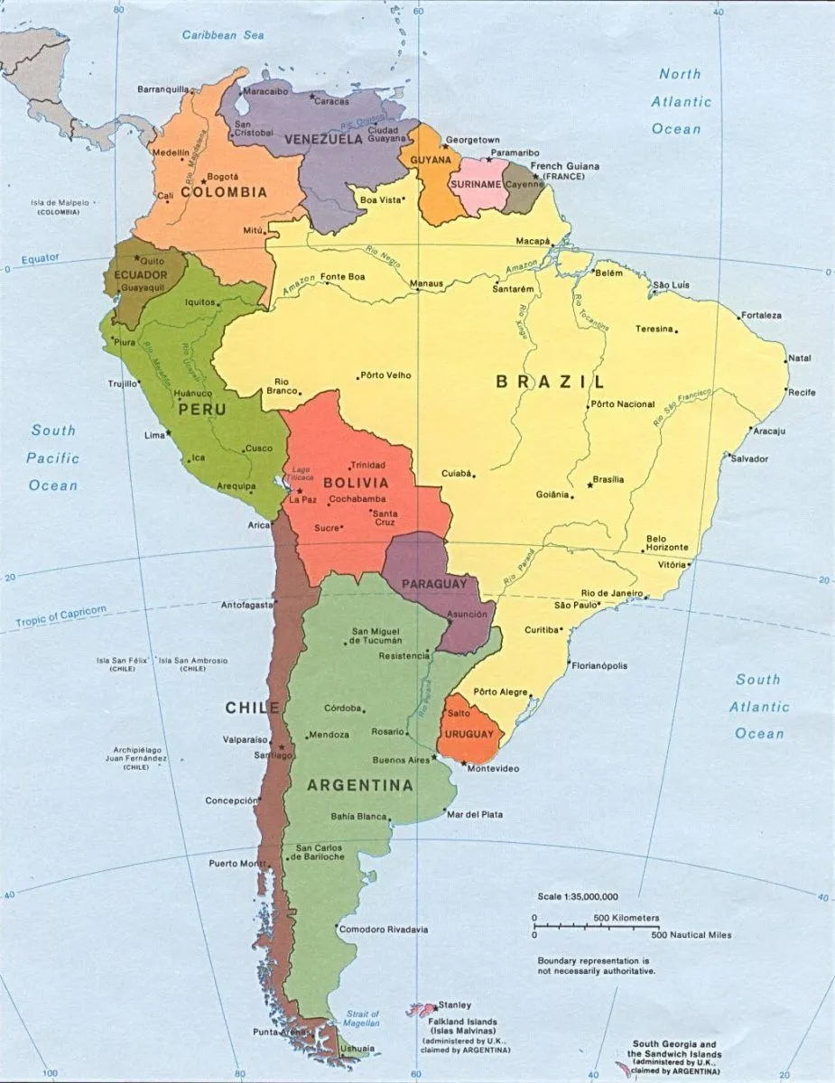 El continente américano | Está en tu Mundo