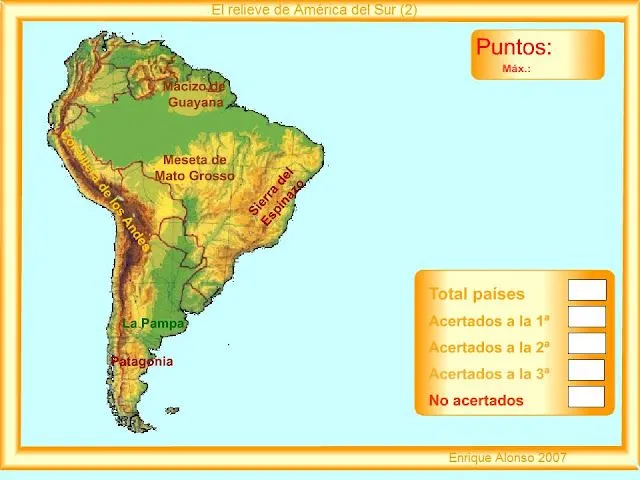 Trabajo sobre los continentes