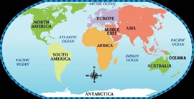 Los 7 continentes del mundo - Imagui