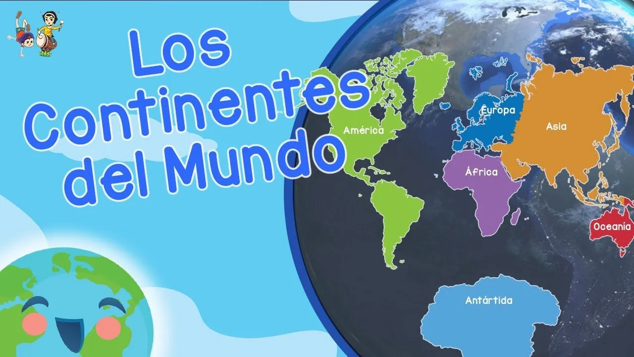 Los Continentes para Niños (Videos Educativos para Niños) - YouTube Los Continentes para Niños (Videos Educativos para Niños) - YouTube