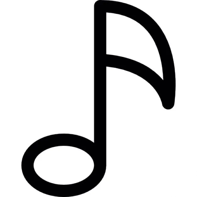 Contorno nota musical | Descargar Iconos gratis