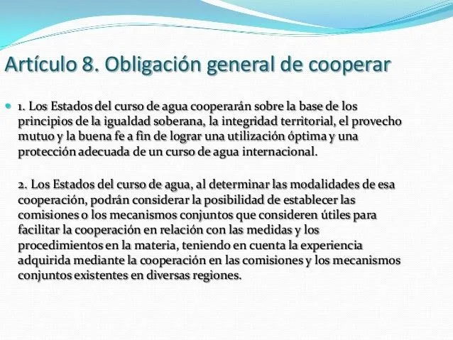 Convención de las ONU sobre Usos No Navegables de Cursos de Agua Inte…