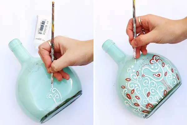 Cómo convertir una botella en un florero - Revista OHLALÁ ...