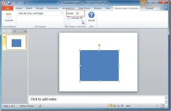 Convertir presentaciones a formato 3D Con XPAND API 3D para PowerPoint