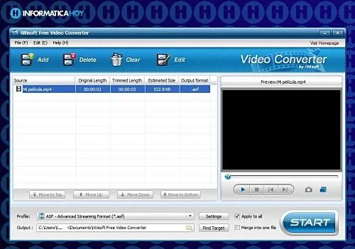Convertir un video a un archivo GIF animado