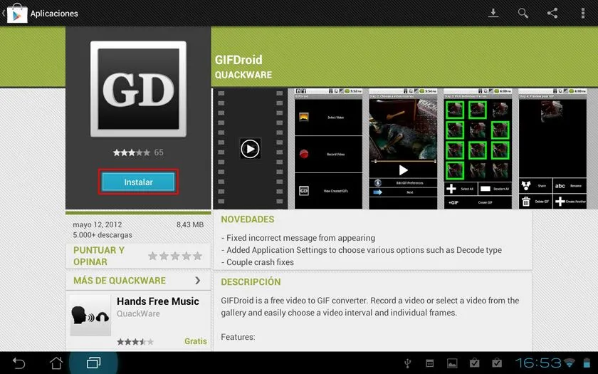 Convierte tus mejores vídeos en gifs animados desde tu Android ... Convierte tus mejores vídeos en gifs animados desde tu Android ...