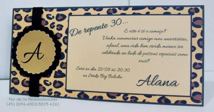 Convite 30 anos masculino | Jamimo Papelaria Personalizada | Elo7 Convite 30 anos masculino | Jamimo Papelaria Personalizada | Elo7