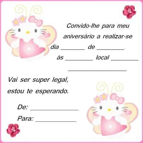 Convite de aniversário para imprimir – Modelos de Convite Convite de aniversário para imprimir – Modelos de Convite