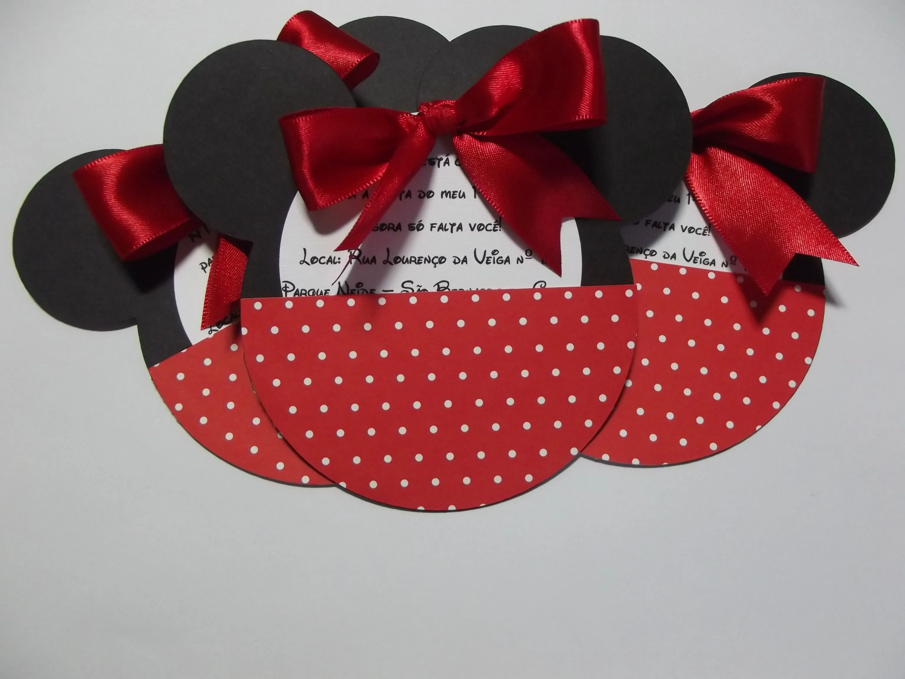 Convite De Aniversário - Minnie | Simples Detalhes | Elo7 Convite De Aniversário - Minnie | Simples Detalhes | Elo7