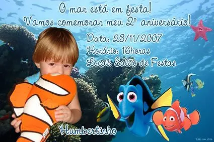 Convite Aniversário - Nemo | Flickr - Photo Sharing!