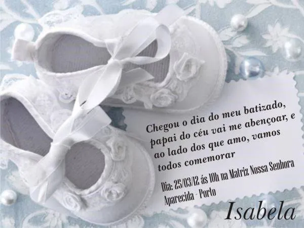 Convite de Batizado aos Padrinhos – Modelos de Convite Convite de Batizado aos Padrinhos – Modelos de Convite