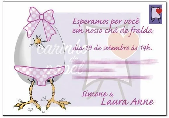convite-cha-de-bebe-lilas – Modelos de Convite