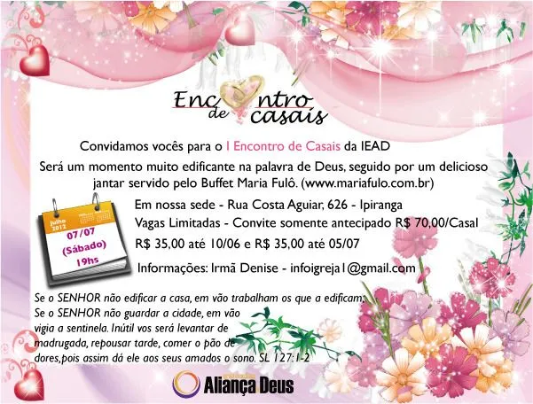 Convite para Casais | Elo7