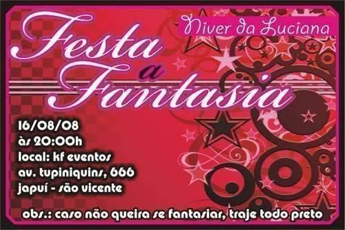 Modelo de convite de festa a fantasia - Imagui