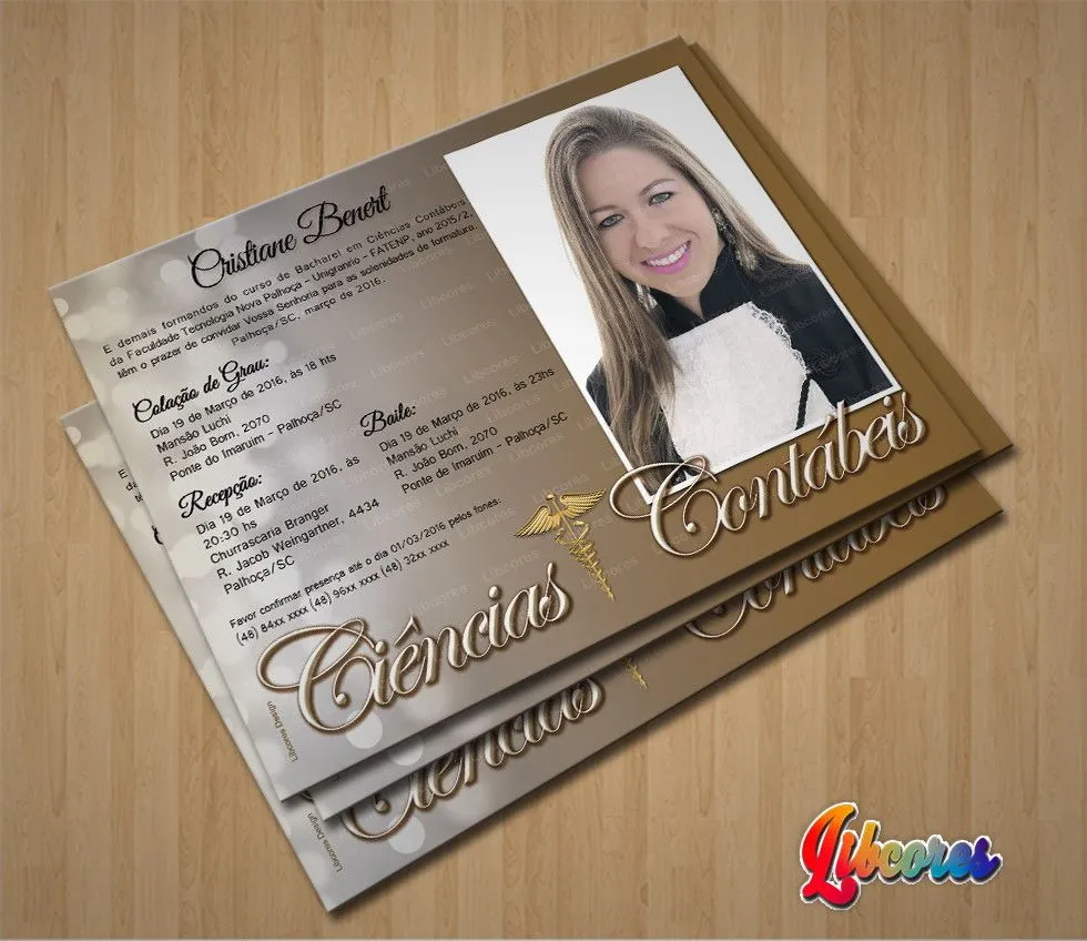 Convite de Formatura Ciências Contábeis | Elo7 Produtos Especiais Convite de Formatura Ciências Contábeis | Elo7 Produtos Especiais