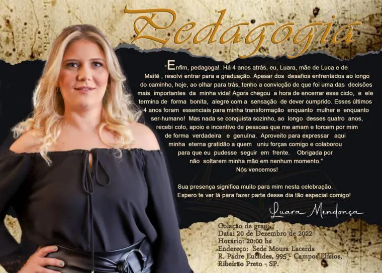 Convite para formatura em Ribeirão Preto, SP | Classificados - Solutudo Convite para formatura em Ribeirão Preto, SP | Classificados - Solutudo