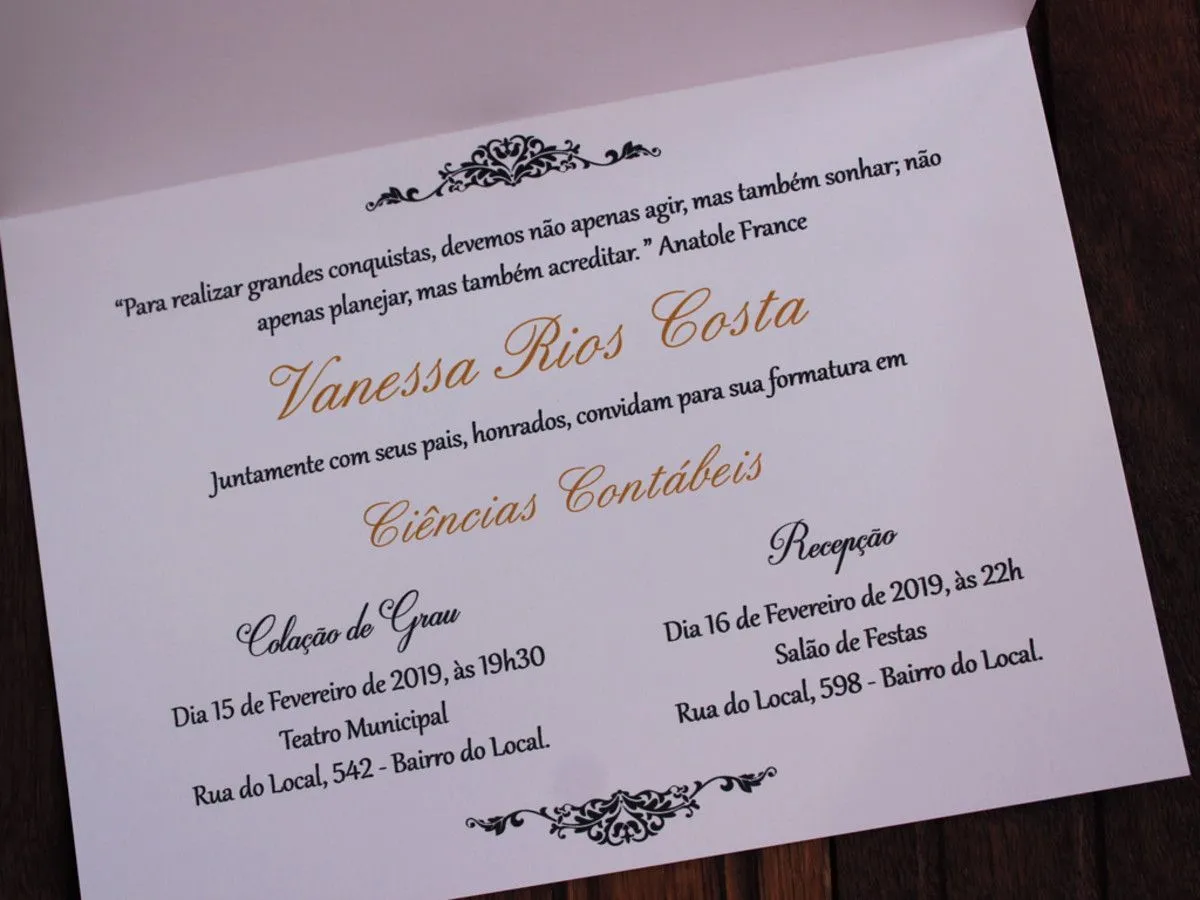 Convite Formatura - Psicologia - Colação Grau - Promoção | Elo7 Convite Formatura - Psicologia - Colação Grau - Promoção | Elo7