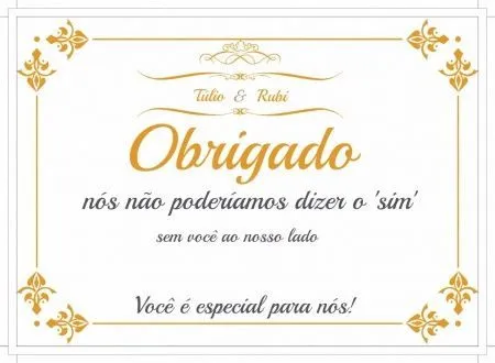 Convite dos padrinhos para o kit padrinhos