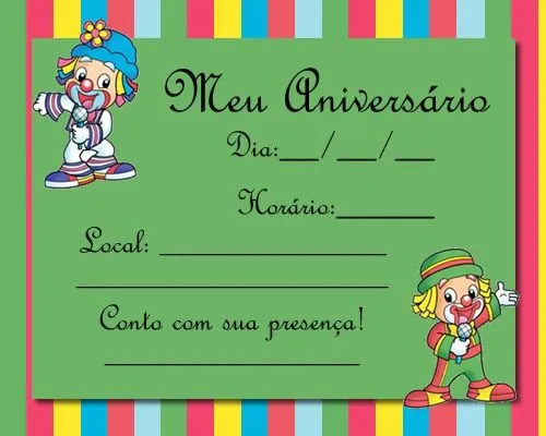 Convite Patati e Patata -Aniversário Infantil « Aniversário de Criança Convite Patati e Patata -Aniversário Infantil « Aniversário de Criança