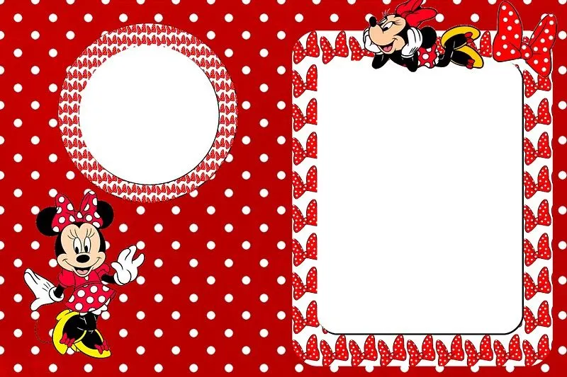 Invitaciónes de Minnie Mouse Mouse para imprimir - Imagui