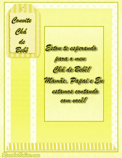 Mensagem para cha de bebé evangelico - Imagui Mensagem para cha de bebé evangelico - Imagui