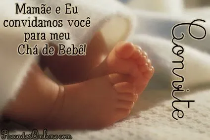 Convites para Chá de Bebê - Imagens, Mensagens e Frases para Facebook Convites para Chá de Bebê - Imagens, Mensagens e Frases para Facebook