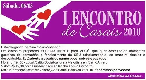 convite para encontro de casais | Flickr - Photo Sharing! convite para encontro de casais | Flickr - Photo Sharing!