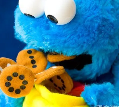 Cookie monster in London