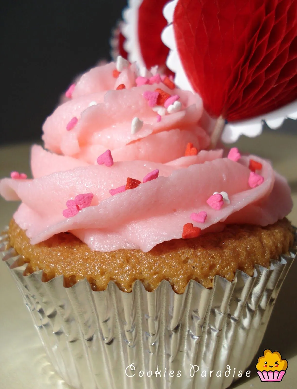 Cookies Paradise: Cupcakes para San Valentín! Cookies Paradise: Cupcakes para San Valentín!