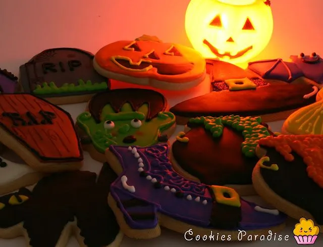 Cookies Paradise: Galletas para halloween!! Terroriiificas!!!! Cookies Paradise: Galletas para halloween!! Terroriiificas!!!!