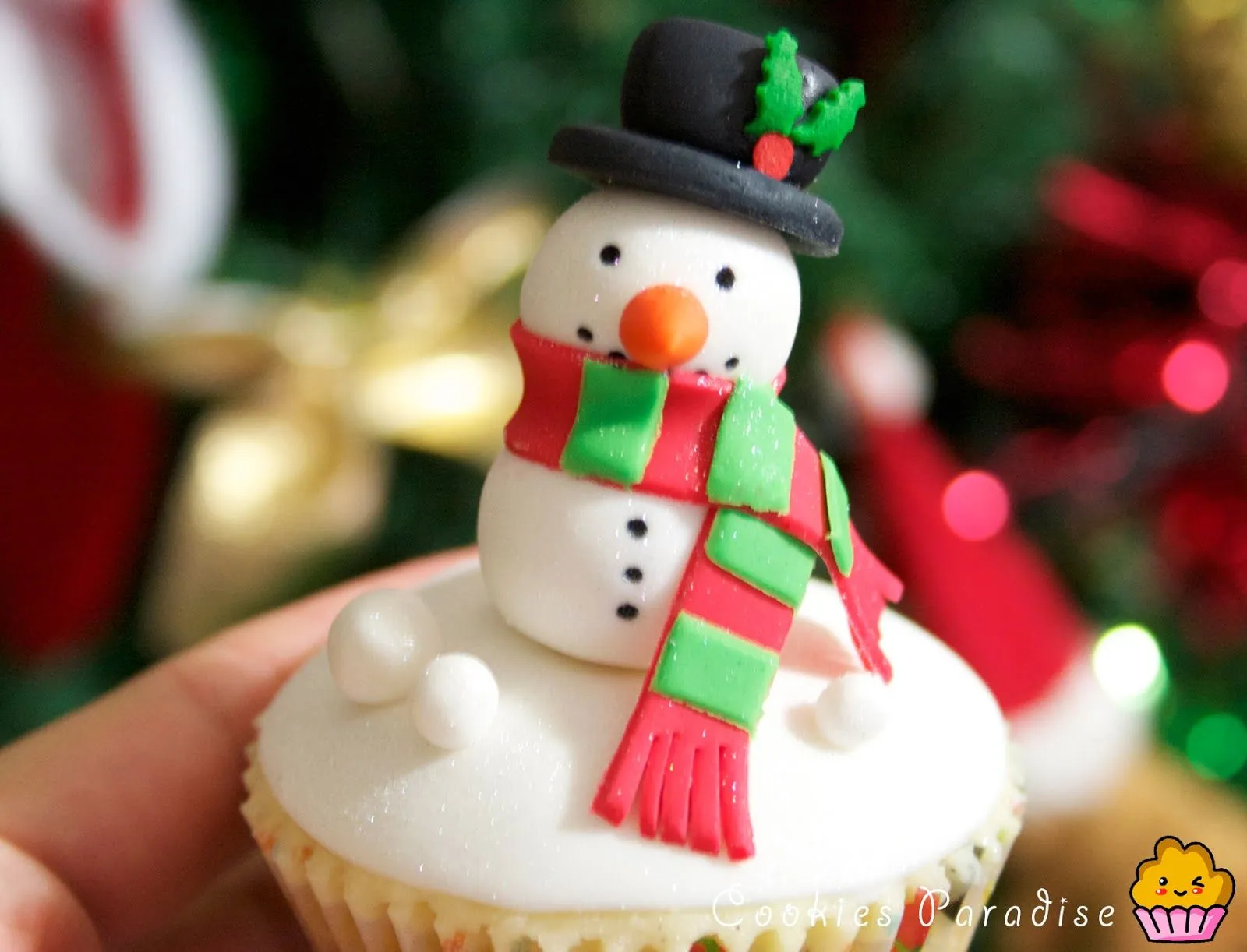 Cookies Paradise: Receta de cupcakes Navideños y como hacer un ...