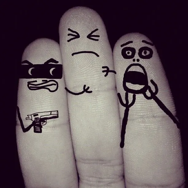 CoolFaces :) amo las caritas en dedos | Flickr - Photo Sharing!