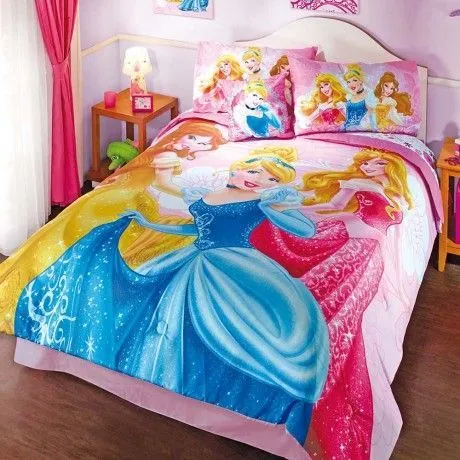 Coordinado de Edredón Princesas Elegancia #Ninos #Kids #Ideas ... Coordinado de Edredón Princesas Elegancia #Ninos #Kids #Ideas ...