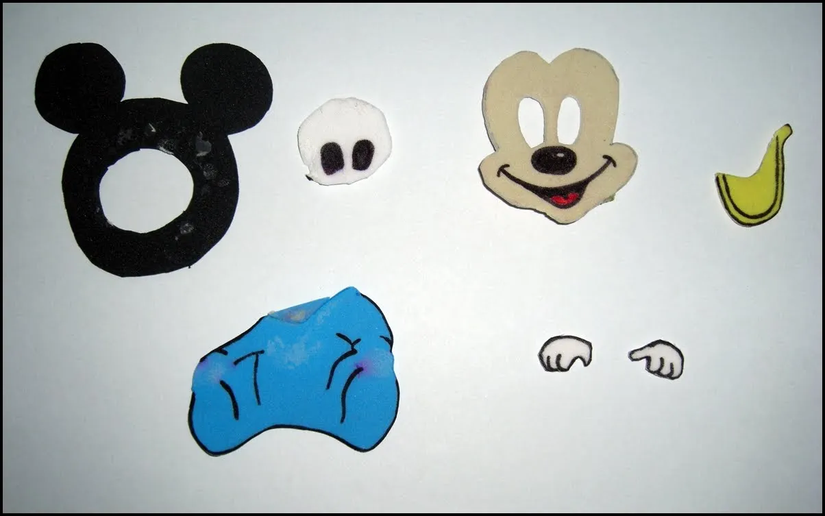 Mickey bebé molde - Imagui