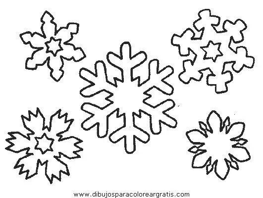 Copos de nieve moldes - Imagui