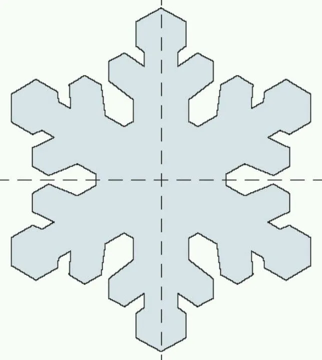 Patron Copo de Nieve | Copos de Nieve / Snowflakes | Pinterest