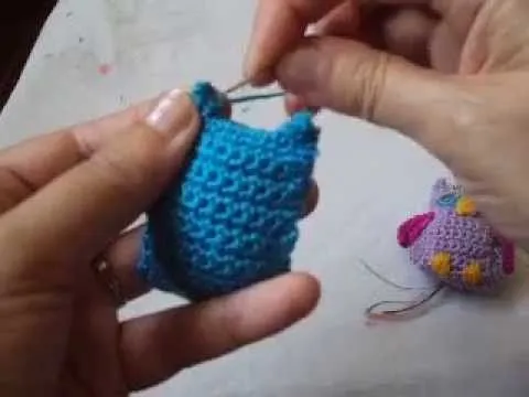 Llaveros buhos crochet paso a paso - Imagui