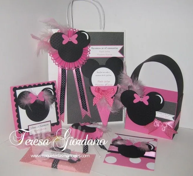 COQUETERIAS MANUALES: FIESTA DE MINNIE MOUSE COQUETERIAS MANUALES: FIESTA DE MINNIE MOUSE