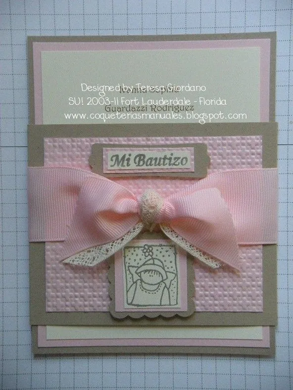 COQUETERIAS MANUALES: INVITACION PARA BAUTIZO COQUETERIAS MANUALES: INVITACION PARA BAUTIZO
