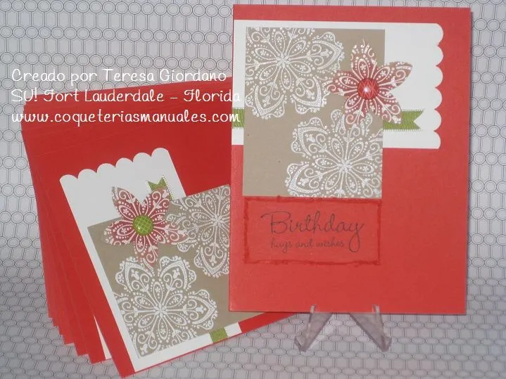 COQUETERIAS MANUALES: TARJETA PARA CUMPLEAÑOS COQUETERIAS MANUALES: TARJETA PARA CUMPLEAÑOS
