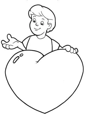 Corazón para colorear