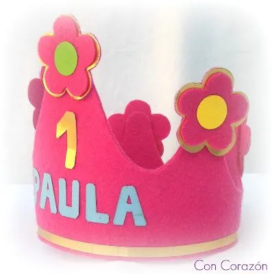 Con Corazón: Coronas para Cumpleaños
