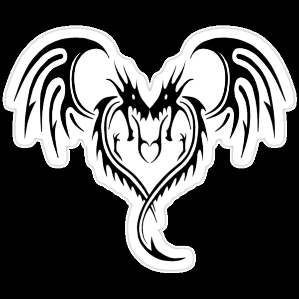 Corazon de Dragon" Stickers by david-soto-lema | Redbubble Corazon de Dragon" Stickers by david-soto-lema | Redbubble