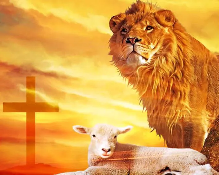 Corazón eucarístico de Jesús. El Sagrario: El león y el Cordero Corazón eucarístico de Jesús. El Sagrario: El león y el Cordero