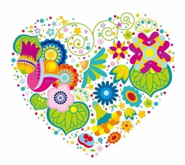 corazón floral abstracto | Descargar Vectores gratis corazón floral abstracto | Descargar Vectores gratis