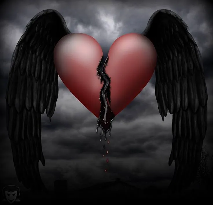 Corazón gotico | Corazones | Pinterest