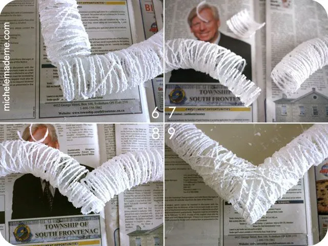 Cómo hacer un corazon grande con estambre | Manualidades para ...