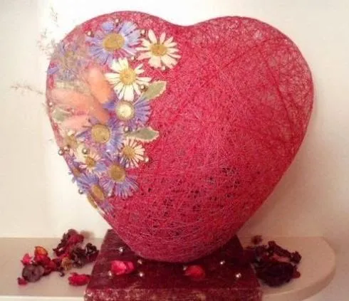 Cómo hacer un corazón grande para san valentin ~ Solountip.com