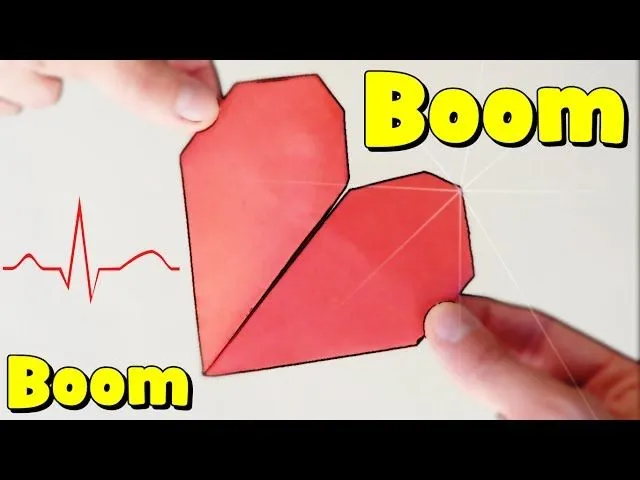 Corazón que LATE - Origami BOOM BOOM - YouTube